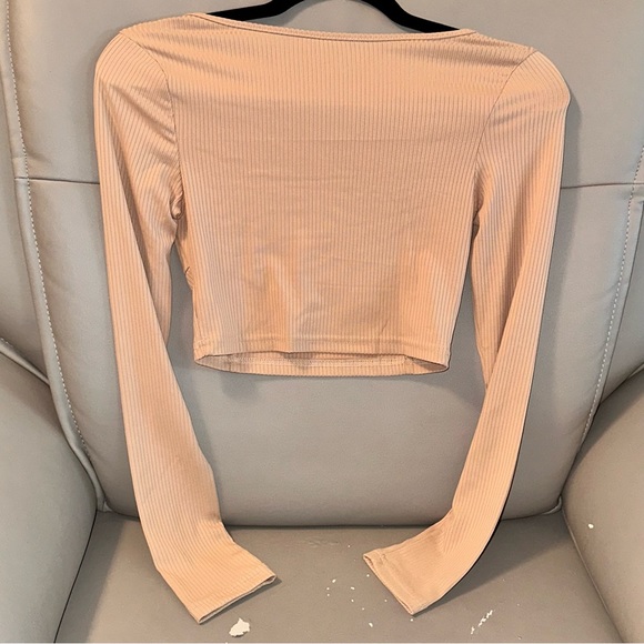 Brand New Shein Ruched Crop Top - Picture 2 of 8